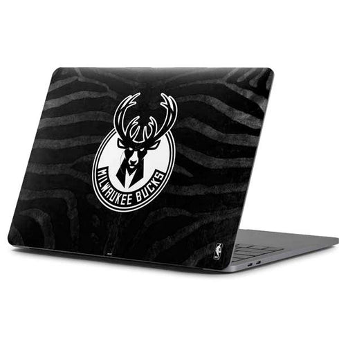 NBA Milwaukee Bucks Animal Print Black Apple MacBook Pro 13-inch Skin