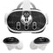 NBA Milwaukee Bucks Animal Print Black Meta Quest 3 Skin