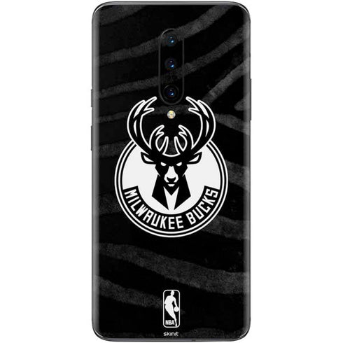 NBA Milwaukee Bucks Animal Print Black OnePlus 7 Pro Skin