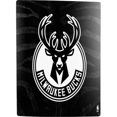 NBA Milwaukee Bucks Animal Print Black PS5 Digital Edition Bundle Skin