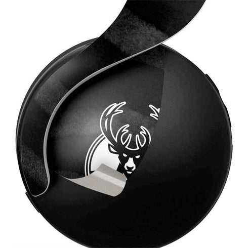 NBA Milwaukee Bucks Animal Print Black PULSE 3D Wireless Headset for PS5 Skin