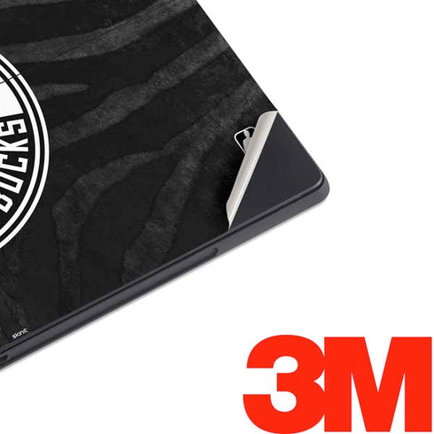 NBA Milwaukee Bucks Animal Print Black Surface Pro 7 Skin