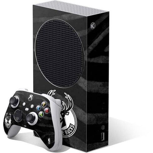 NBA Milwaukee Bucks Animal Print Black Xbox Series S Bundle Skin