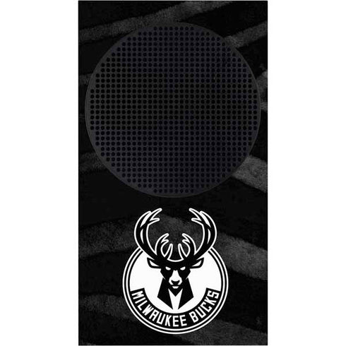 NBA Milwaukee Bucks Animal Print Black Xbox Series S Skins