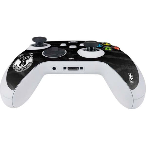 NBA Milwaukee Bucks Animal Print Black Xbox Series S Controller Skin