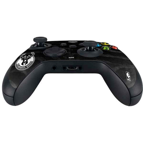 NBA Milwaukee Bucks Animal Print Black Xbox Series X Controller Skin