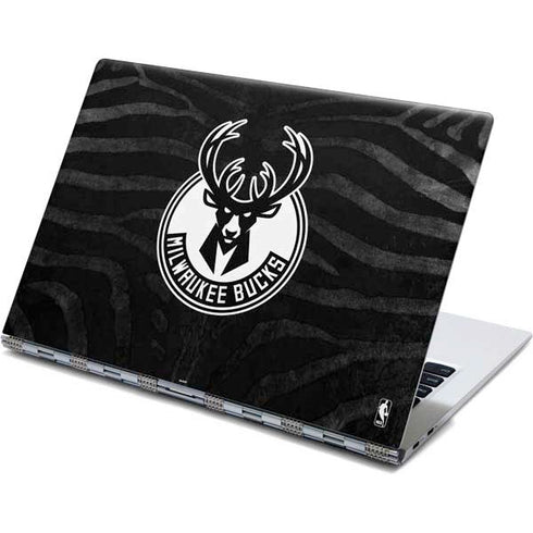 NBA Milwaukee Bucks Animal Print Black Yoga 910 2-in-1 14in Touch-Screen Skin
