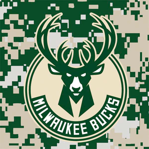 NBA Milwaukee Bucks Camo Digi Nintendo 2DS XL (2017) Skin