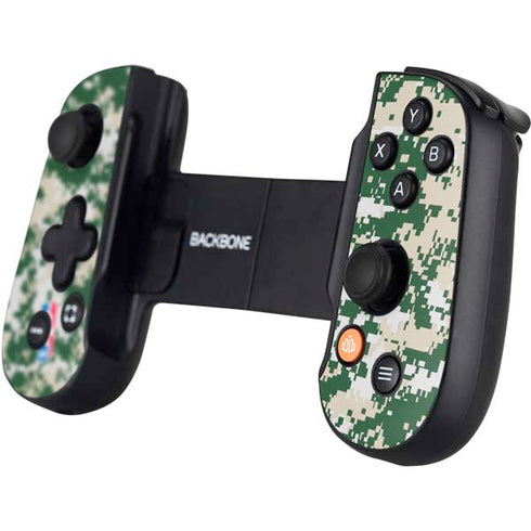 NBA Milwaukee Bucks Camo Digi Backbone One for iPhone Game Controller Skin