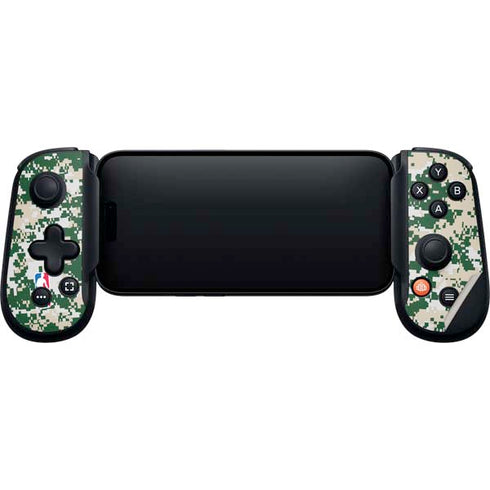 NBA Milwaukee Bucks Camo Digi Backbone One for iPhone Game Controller Skin