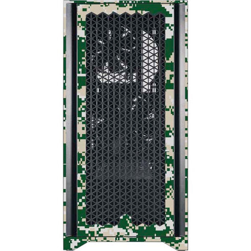 NBA Milwaukee Bucks Camo Digi Corsair 4000D Tempered Glass Mid-Tower ATX Case Skin