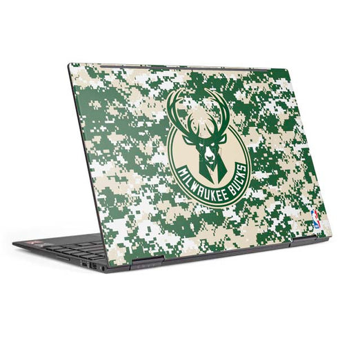 NBA Milwaukee Bucks Camo Digi HP Envy Skin