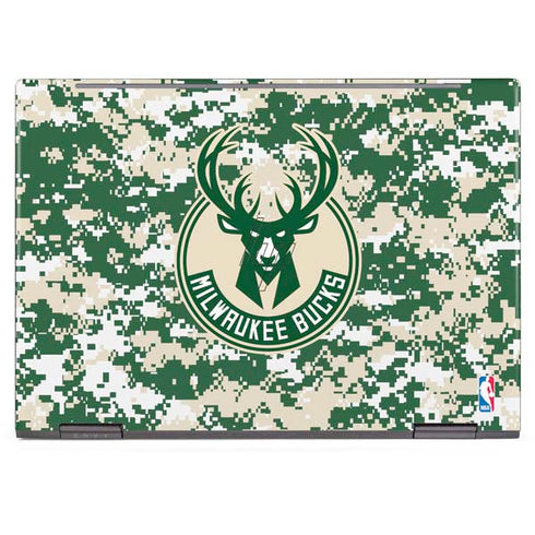 NBA Milwaukee Bucks Camo Digi HP Envy Skin
