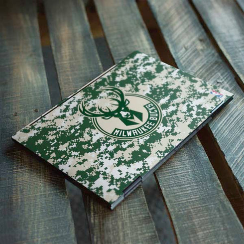 NBA Milwaukee Bucks Camo Digi HP Envy Skin