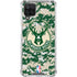 NBA Milwaukee Bucks Camo Digi Galaxy A12 Clear Case