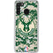 NBA Milwaukee Bucks Camo Digi Galaxy A21 Clear Case
