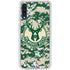 NBA Milwaukee Bucks Camo Digi Galaxy A50 Clear Case