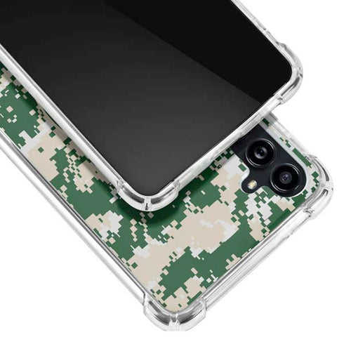 NBA Milwaukee Bucks Camo Digi Galaxy A54 5G Clear Case