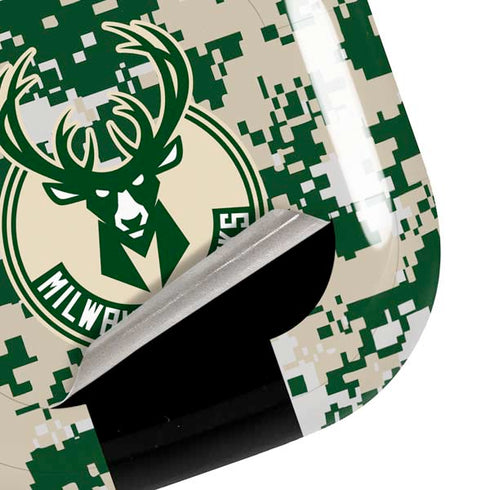 NBA Milwaukee Bucks Camo Digi Galaxy Buds Pro Skin