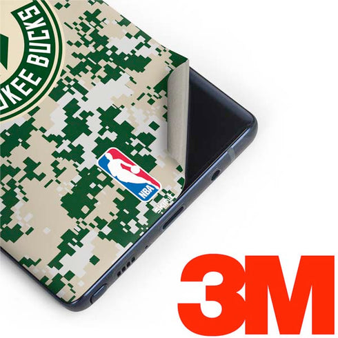 NBA Milwaukee Bucks Camo Digi Galaxy Note 9 Skin