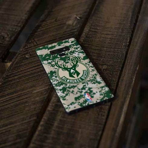 NBA Milwaukee Bucks Camo Digi Galaxy Note 9 Skin