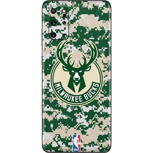 NBA Milwaukee Bucks Camo Digi Galaxy S20 Plus Skin