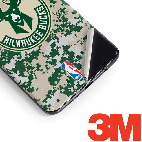 NBA Milwaukee Bucks Camo Digi Galaxy S9 Skin
