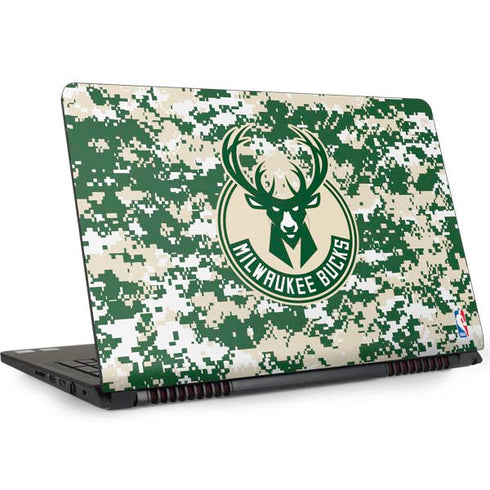 NBA Milwaukee Bucks Camo Digi Dell Inspiron Skin