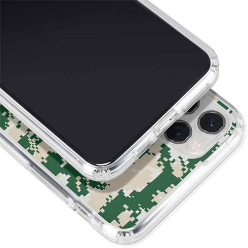 NBA Milwaukee Bucks Camo Digi iPhone 11 Pro Clear Case