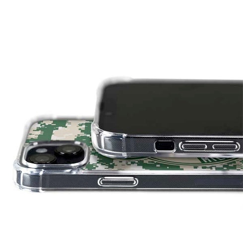 NBA Milwaukee Bucks Camo Digi iPhone 15 MagSafe Case