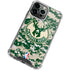 NBA Milwaukee Bucks Camo Digi iPhone 15 Pro Clear Case