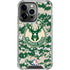 NBA Milwaukee Bucks Camo Digi iPhone 14 Pro Clear Case