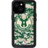 NBA Milwaukee Bucks Camo Digi iPhone 15 Waterproof Case