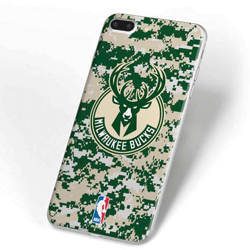 NBA Milwaukee Bucks Camo Digi iPhone 7 Plus Skin