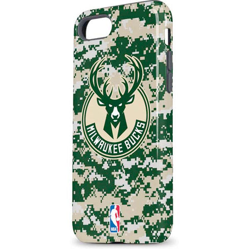 NBA Milwaukee Bucks Camo Digi iPhone 7 Pro Case