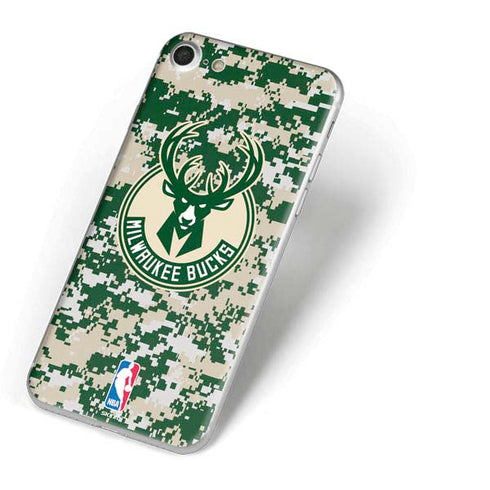 NBA Milwaukee Bucks Camo Digi iPhone 7 Skin