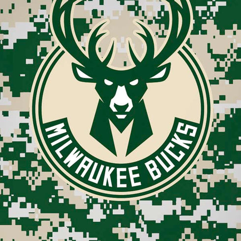NBA Milwaukee Bucks Camo Digi iPhone XR Skin