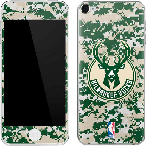 NBA Milwaukee Bucks Camo Digi Apple iPod Skin