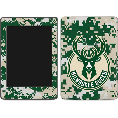 NBA Milwaukee Bucks Camo Digi Amazon Kindle Skin