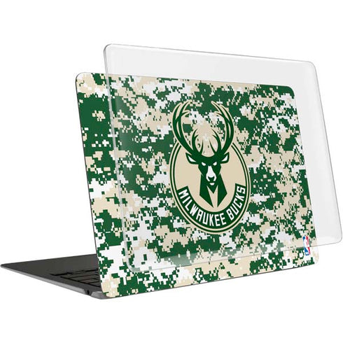 NBA Milwaukee Bucks Camo Digi MacBook Air 13in M1 (2021) Case plus Skin