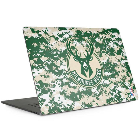 NBA Milwaukee Bucks Camo Digi Apple MacBook Pro 15-inch Skin