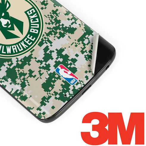 NBA Milwaukee Bucks Camo Digi Moto G6 Skin