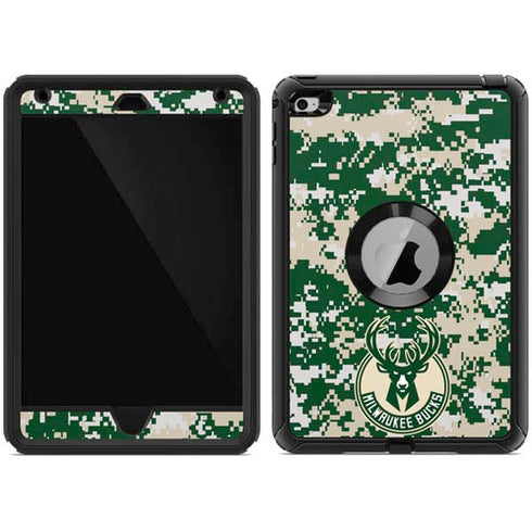 NBA Milwaukee Bucks Camo Digi Otterbox Defender iPad Skin