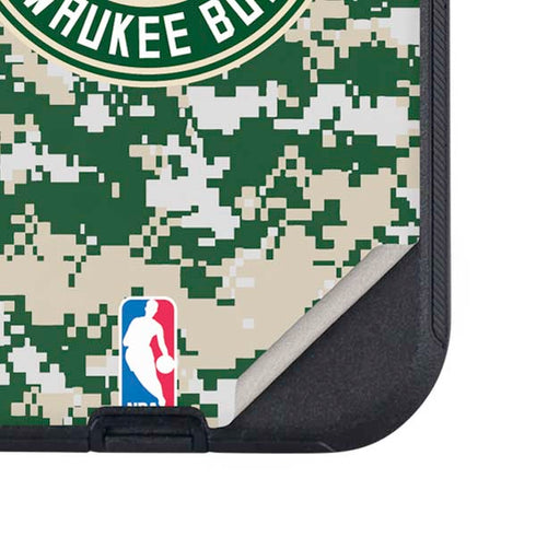 NBA Milwaukee Bucks Camo Digi Otterbox Defender iPhone Skin