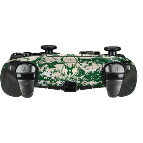 NBA Milwaukee Bucks Camo Digi PlayStation Scuf Vantage 2 Controller Skin