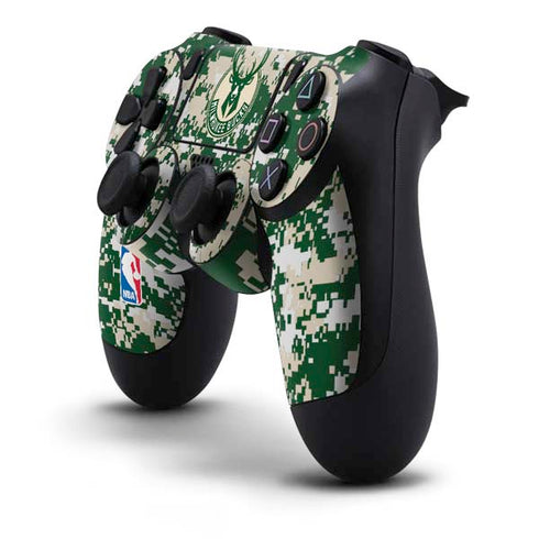 NBA Milwaukee Bucks Camo Digi PS4 Controller Skin