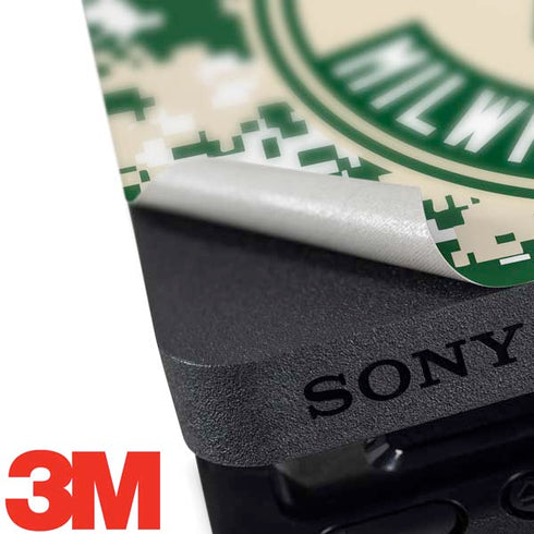NBA Milwaukee Bucks Camo Digi PS4 Pro Bundle Skin