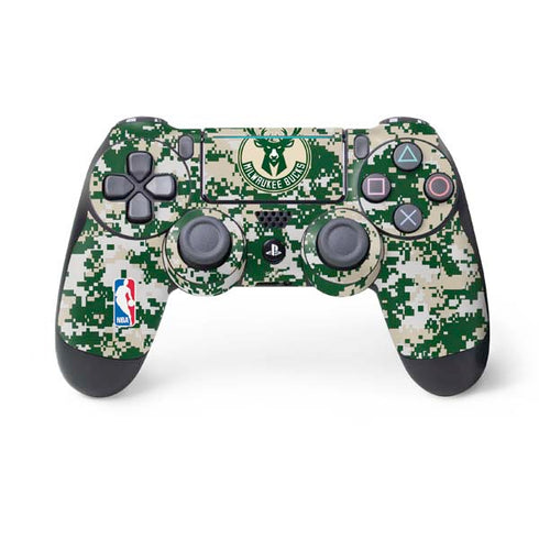 NBA Milwaukee Bucks Camo Digi PS4 Pro/Slim Controller Skin