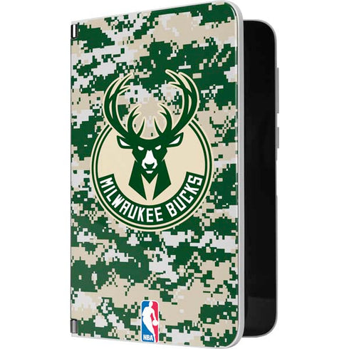 NBA Milwaukee Bucks Camo Digi Surface Duo Skin