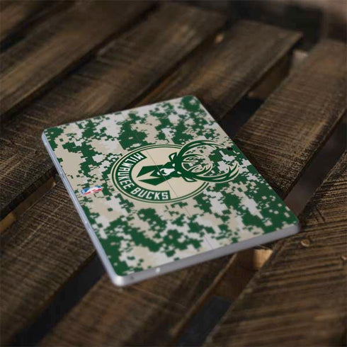 NBA Milwaukee Bucks Camo Digi Surface Go Skin